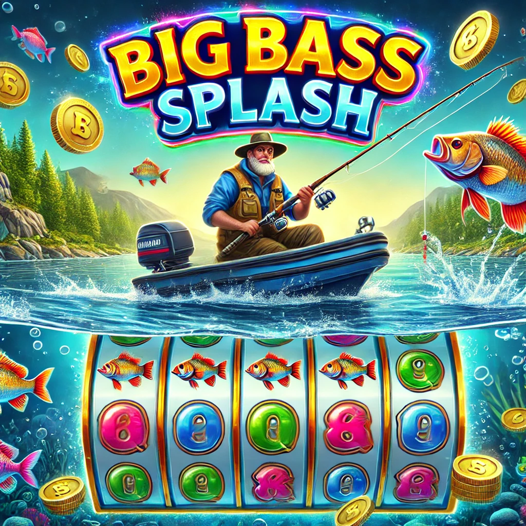 Big Bass Splash oyunu, Pragmatic Play’in balık temalı slot oyunu ekran görüntüsü.